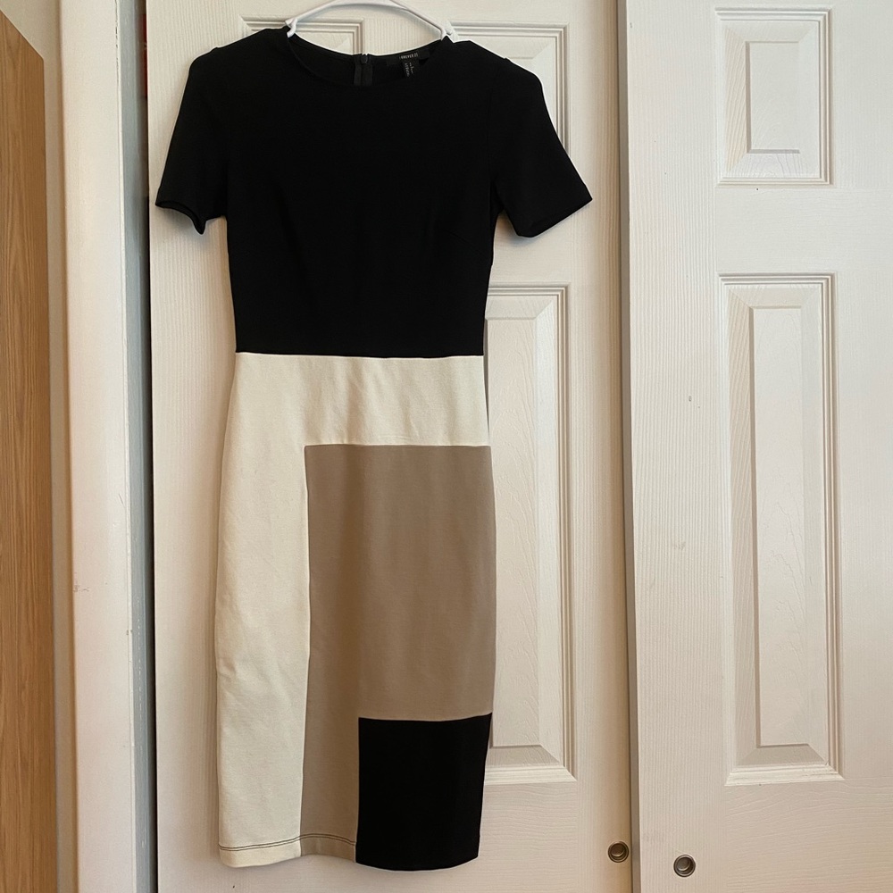 Forever 21 Body-con Color-block Dress